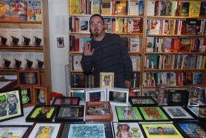 Jonathan and his art.