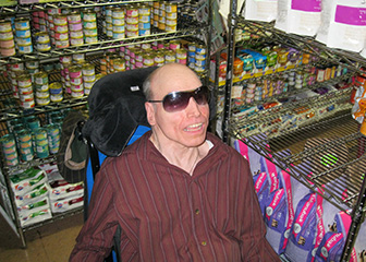 Jack Callaghan at work at Metropets/PetsNYC.