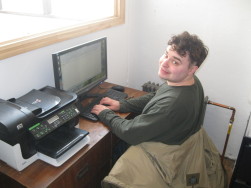 Alex Aerni at work