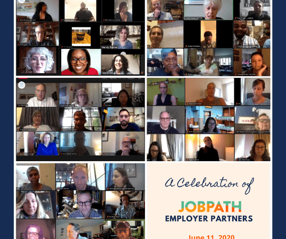 A Celebration of Job Path Employer Partners, June 11, 2020 on Zoom
